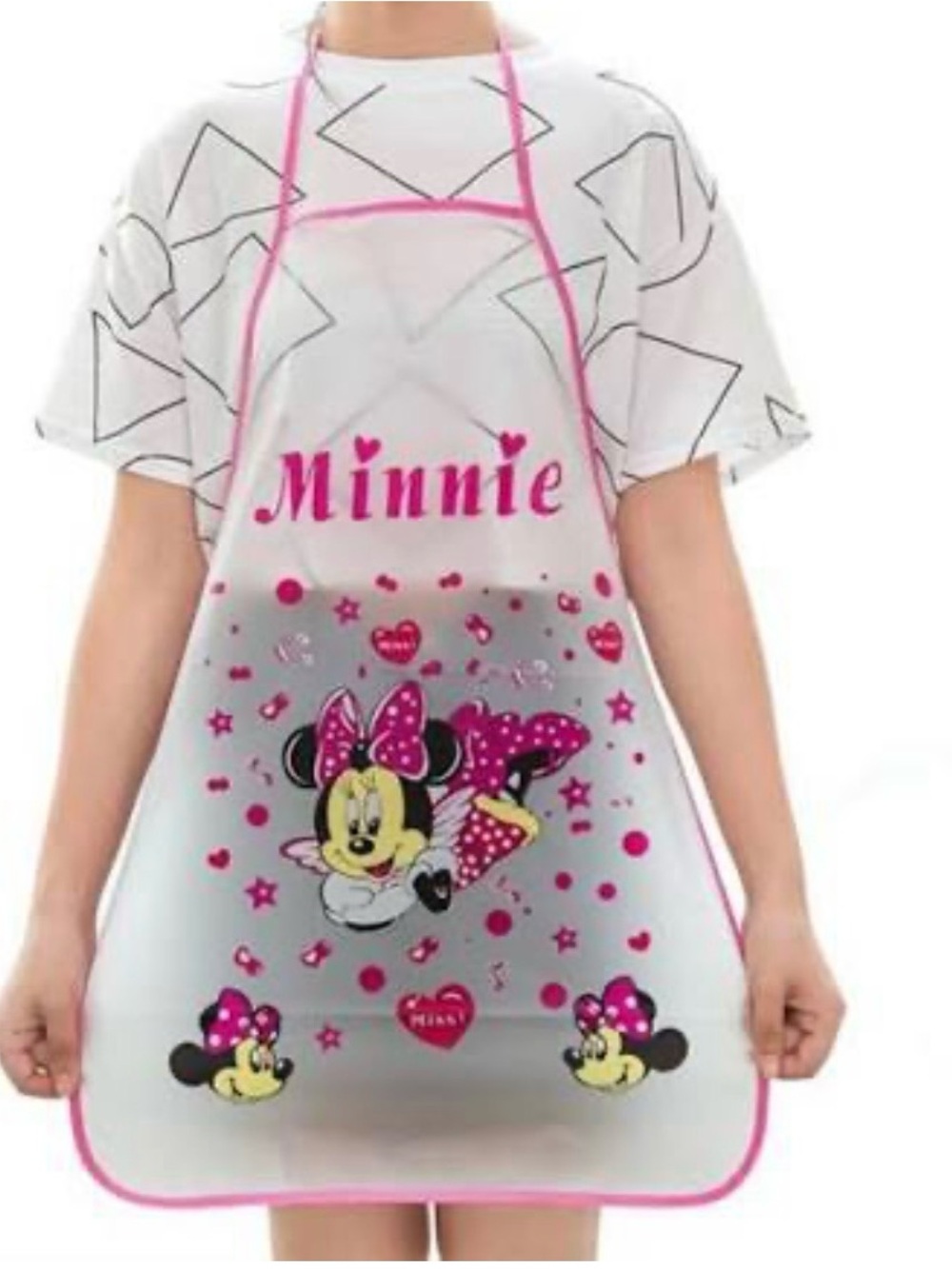 Disney Minnie Mouse Clear Plastic Apron